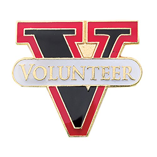 100pcs Volunteer & Employee Lapel Pins - Recognition Awards for Events