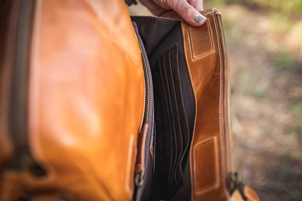 STS Ranchwear Women's Basic Bliss Multi-Color Leather Backpack - Stylish & Durable for Work, Travel & Outdoor Adventures