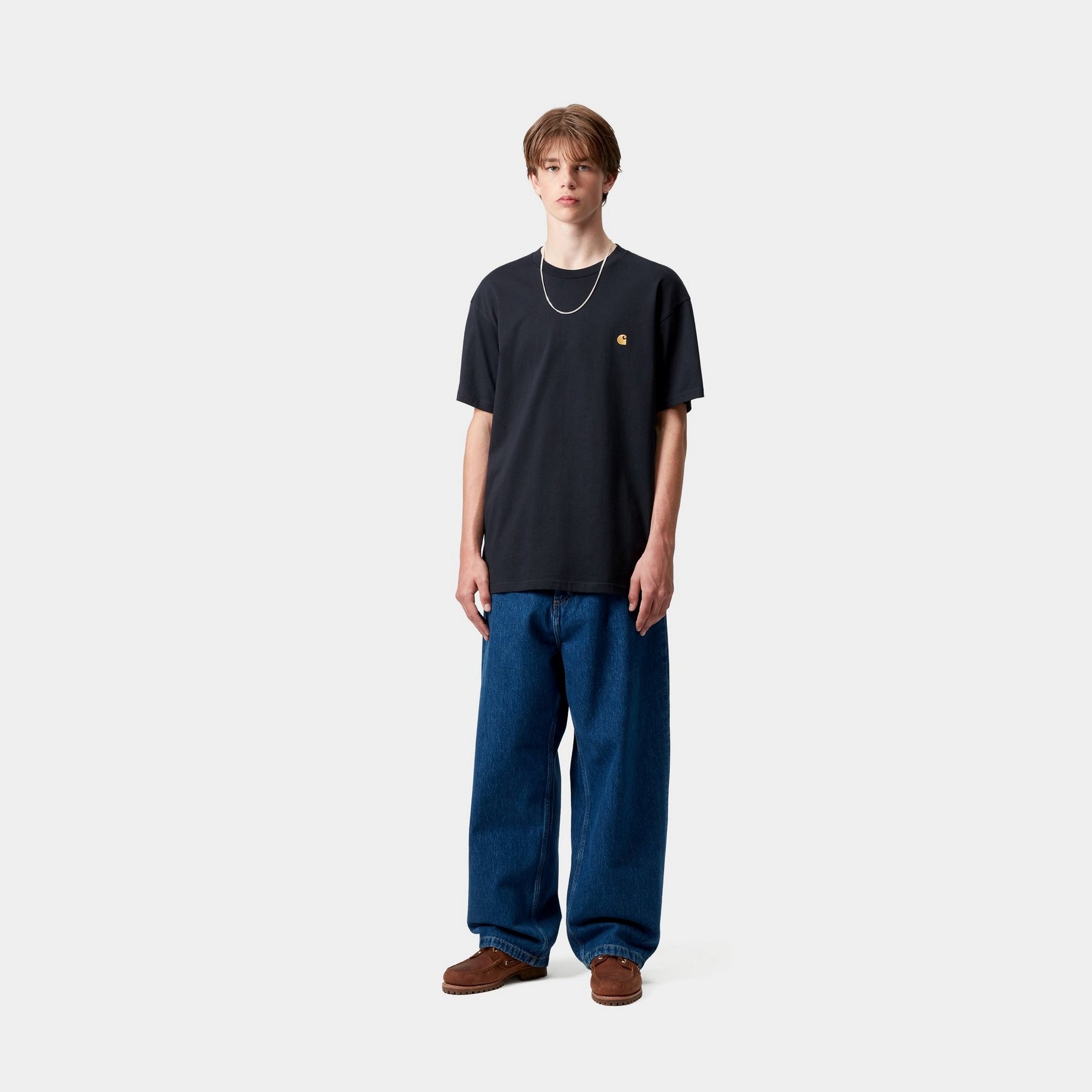 Chase T-Shirt for Men | Premium Dark Navy Cotton Tee | Comfortable Casual Wear for Everyday & Outings