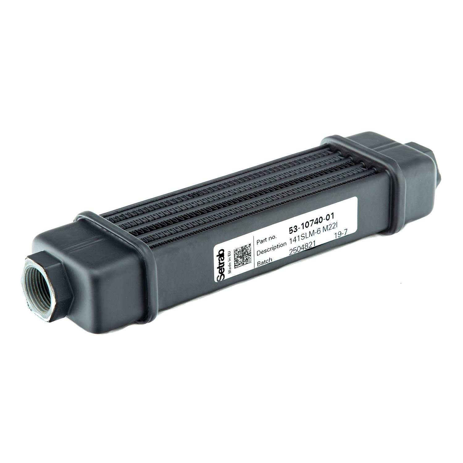ProLine SLM Range Oil Cooler 141mm HDR-to-HDR, 6 Row, M22 Ports - High Performance Cooling for Heavy-Duty Trucks & Off-Road Vehicles