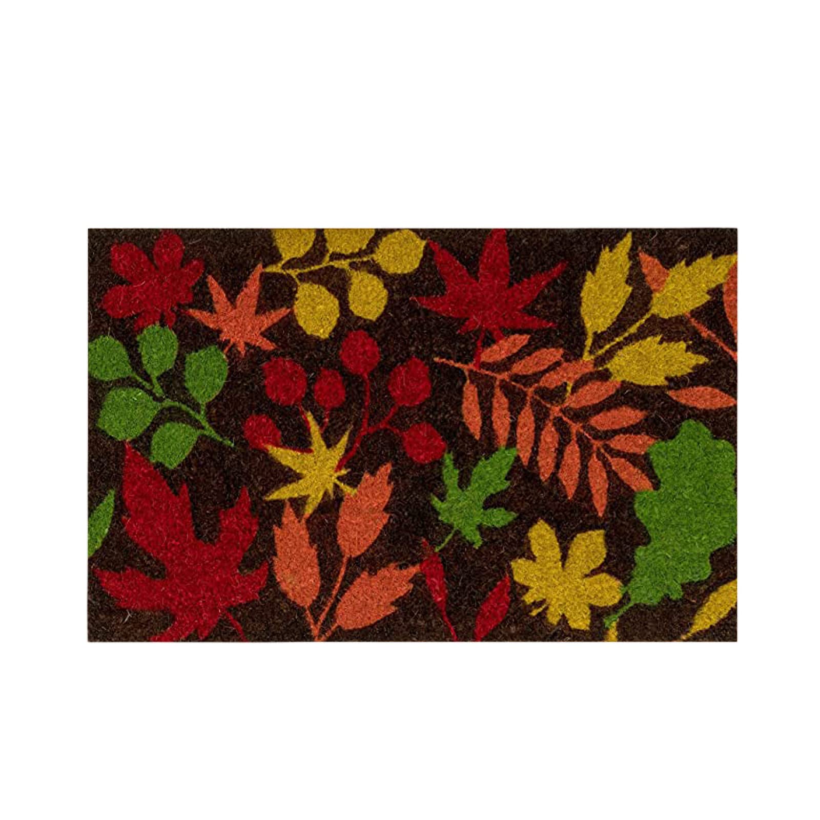 Thanksgiving & Halloween Doormat - Welcome Home Front Door Decor, Non-Slip Large Rug for Living Room, Porch & Entryway - Seasonal Holiday Floor Mat for Indoor/Outdoor Use