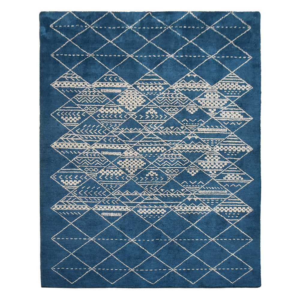Hand Knotted Scape Rug - Premium Bohemian Style Area Rug for Living Room, Bedroom, or Dining Room - Soft & Durable Home Decor