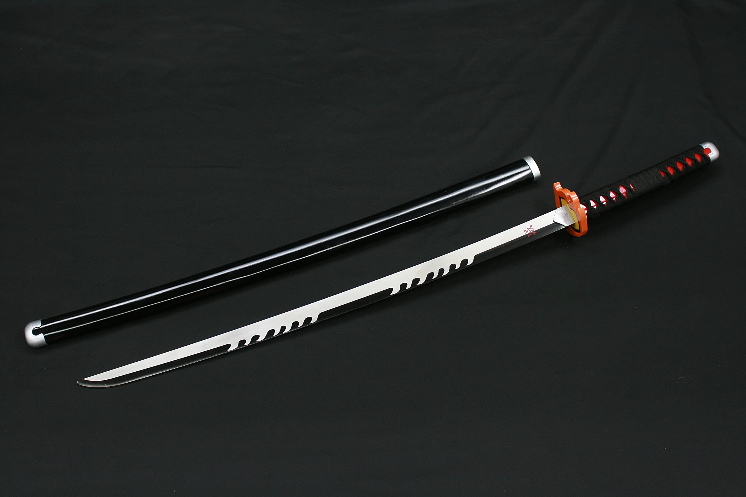 Demon Slayer Sword - Kimetsu no Yaiba Tanjiro Kamado & Shinobu Kochou Cosplay Replica - High Carbon Steel Anime Prop for Collectors, Cosplay Events, and Home Display