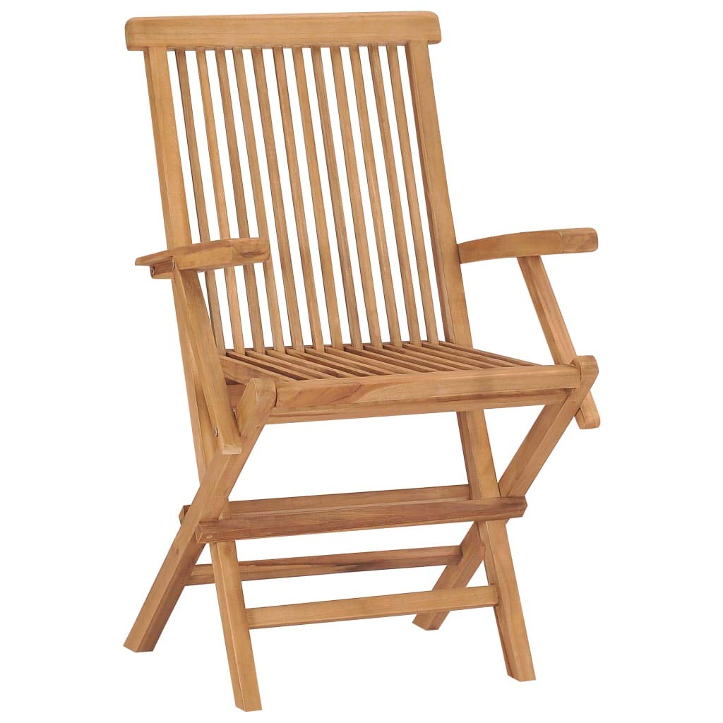 Premium 2-Piece Teak Wood Patio Chairs with Red Cushions - 37 lbs - Durable Outdoor Furniture for Garden, Poolside & Backyard Relaxation
