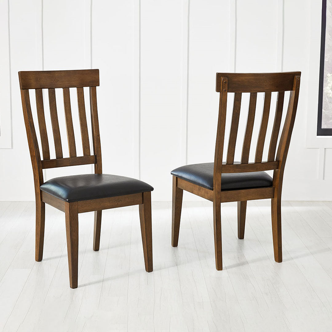 Mariposa 5-Piece Dining Set in Whiskey Finish - Perfect for Small Spaces, Apartments & Cozy Kitchens