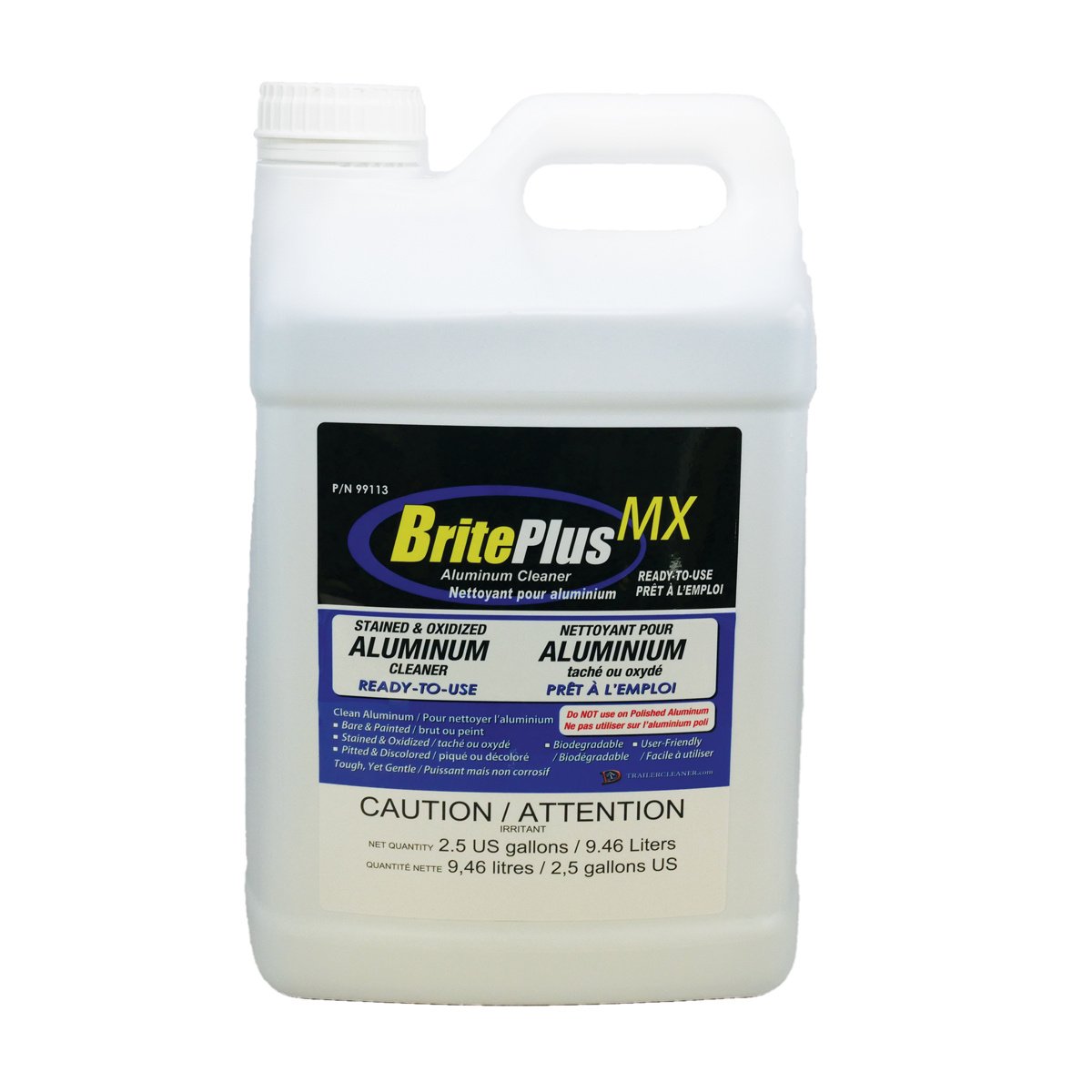 Dakota Ag Innovations Brite Plus MX Aluminum Cleaner - Heavy Duty Metal Polish for Trucks, Trailers & Farm Equipment - Restores Shine & Protects Surfaces - Ideal for Agricultural, Industrial & Automotive Use