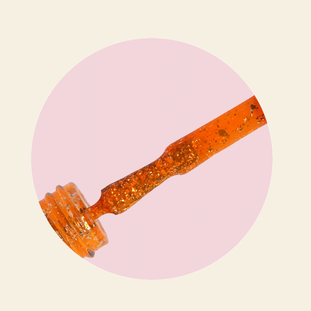 Mitty Platinum Glitter Citrus Crush 15ml - Shimmering Lip Gloss for Party & Night Out Makeup