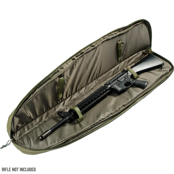 Barska BI12320 Loaded Gear 48 Tactical Rifle Bag - OD Green RX 100 - Durable Gun Case for Hunting, Shooting Range & Outdoor Sports | Military-Grade Protection for Firearms & Accessories