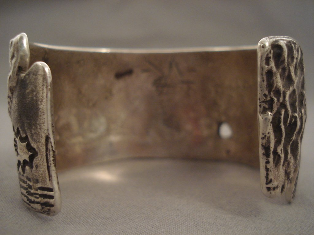111g Heavy Sterling Silver Navajo Turquoise Bracelet - Authentic Native American Jewelry for Women, Boho Fashion & Gift Giving