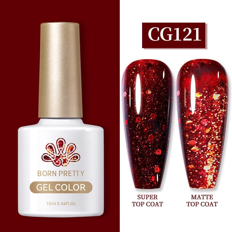 Silky White Series Gel Nail Polish 10ml (CG101 CG130) - Long-Lasting Shine for Manicures & Pedicures at Home or Salon
