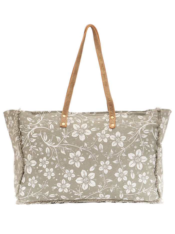 Myra Bag S 1473 Women's Weekender Travel Bag - Olive Green Carryall Tote for Weekend Getaways, Gym, Work & Overnight Trips - Perfect for Travel, Commuting & Daily Use