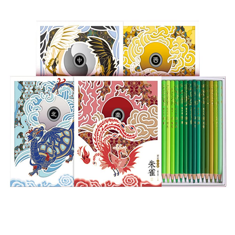100-Piece Phoenix Colored Pencils Set - Premium Soft Core Oil-Based Art Pencils for Adult Artists & Professionals (100 Vibrant Colors) - Perfect for Sketching, Coloring Books & Professional Artwork