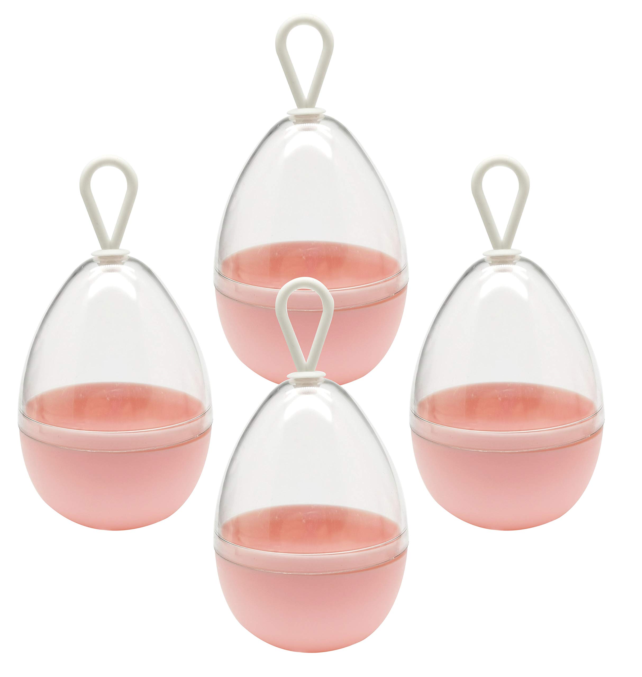 CRIZAN 4-Piece Pink Beauty Sponge Blender Set with Travel Case & 4 Random Color Makeup Sponges | Perfect for Travel, Home & Professional Makeup Application