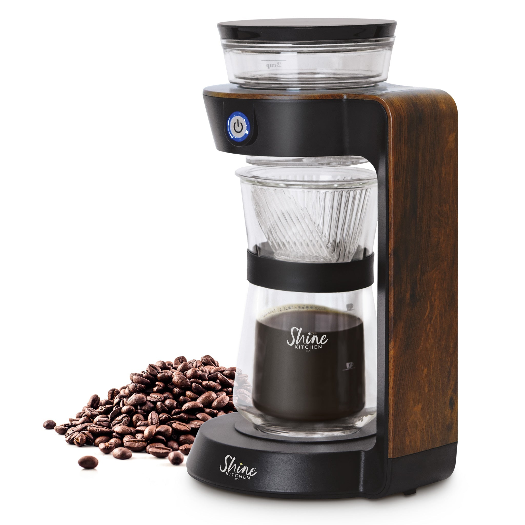 Shine Kitchen Co.® Refurbished Autopour Automatic Pour Over Coffee Maker - Perfect for Home, Office & Cafe Use