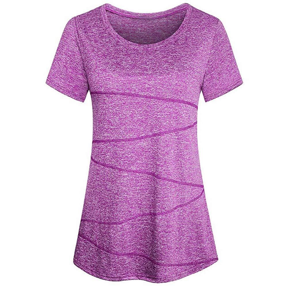 iLH Women's Fashion Summer Tunic Tops - Casual Pleated Blouse, Short Sleeve Loose T-Shirt for Clearance Sale | Perfect for Beach Outings, Weekend Casual Wear & Summer Vacations