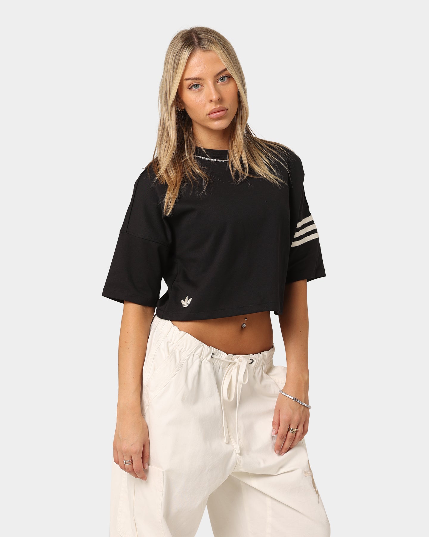 Adidas Women's Classic Cotton T-Shirt - Soft Comfort Fit Casual Tee for Everyday Wear | Gym, Lounge & Street Style Outfits