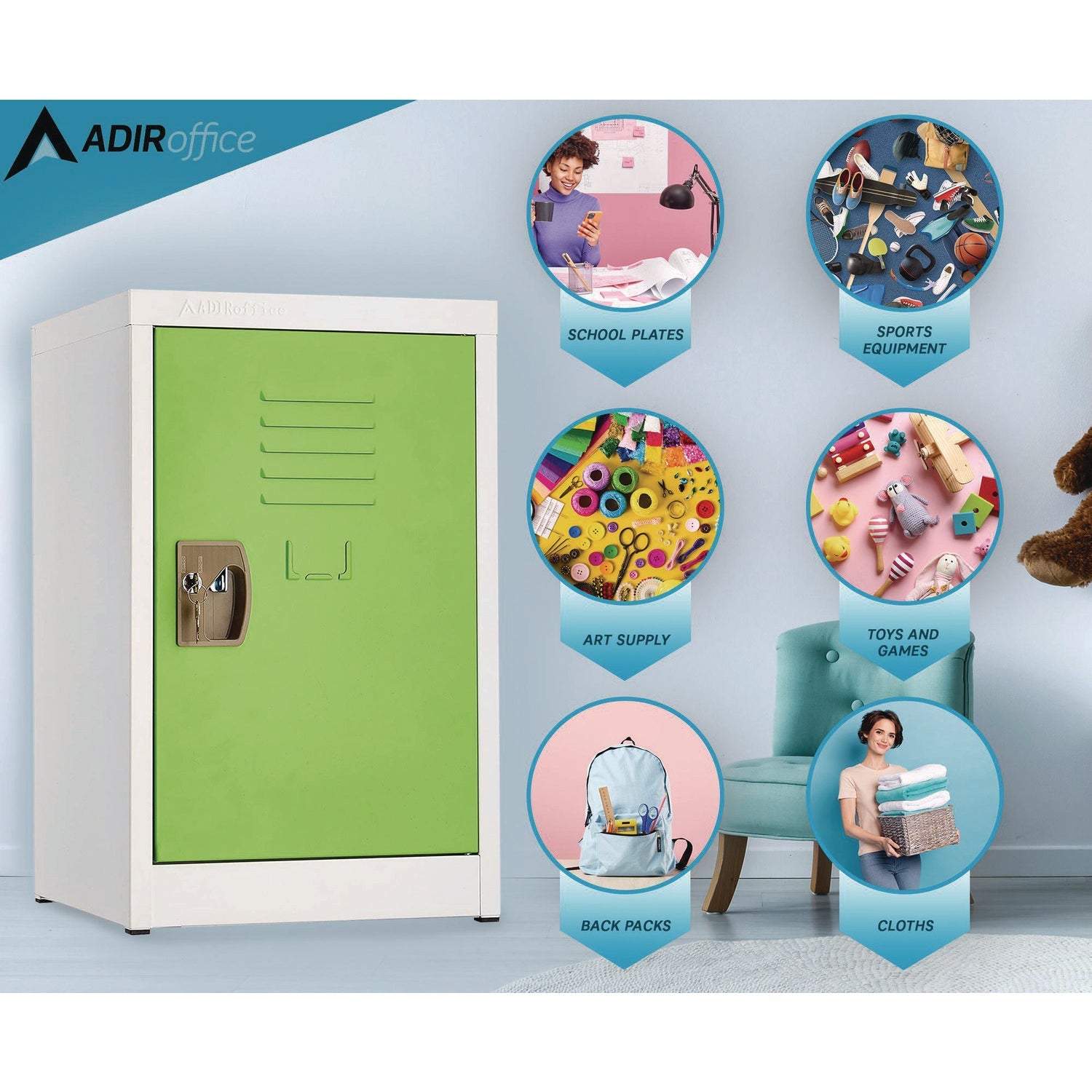 Steel Storage Locker with 1 Compartment - 15