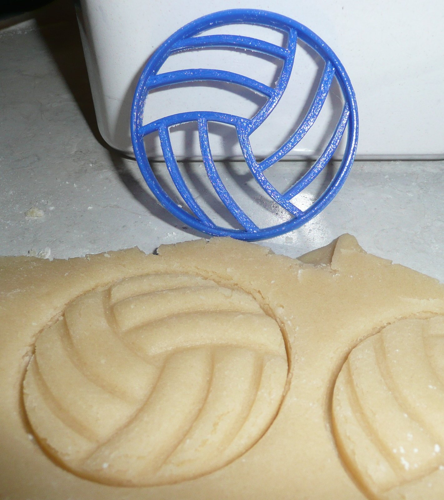 Premium Volleyball Sport Cookie Cutter Set - Small Detailed Metal Baking Tool - Made in USA (PR270) - Perfect for Sports Themed Cookies, Birthday Parties & Team Events