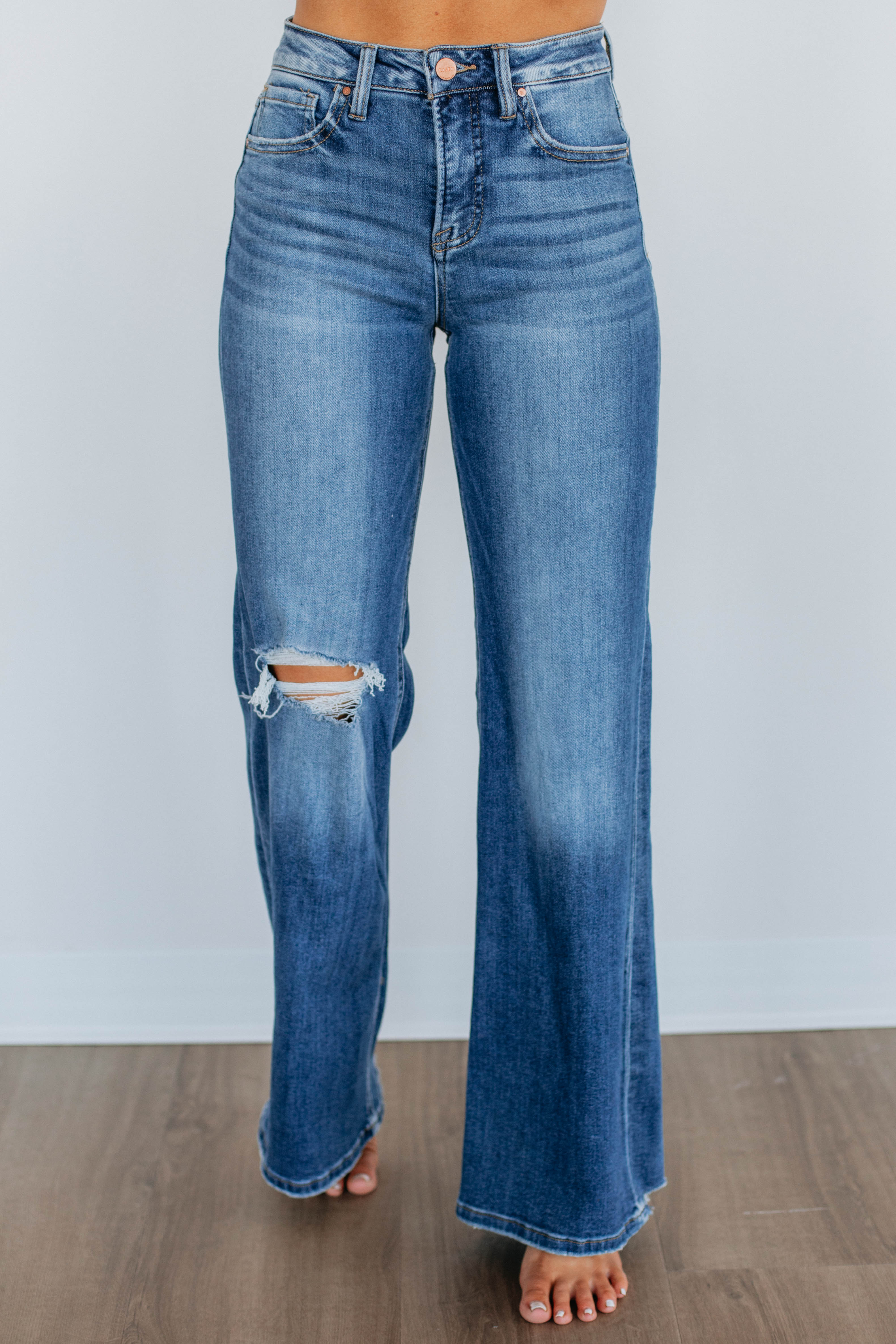 Adrian Risen Jeans for Women - High Waist Stretch Denim Pants | Comfortable & Stylish for Everyday Wear, Office, and Casual Outings
