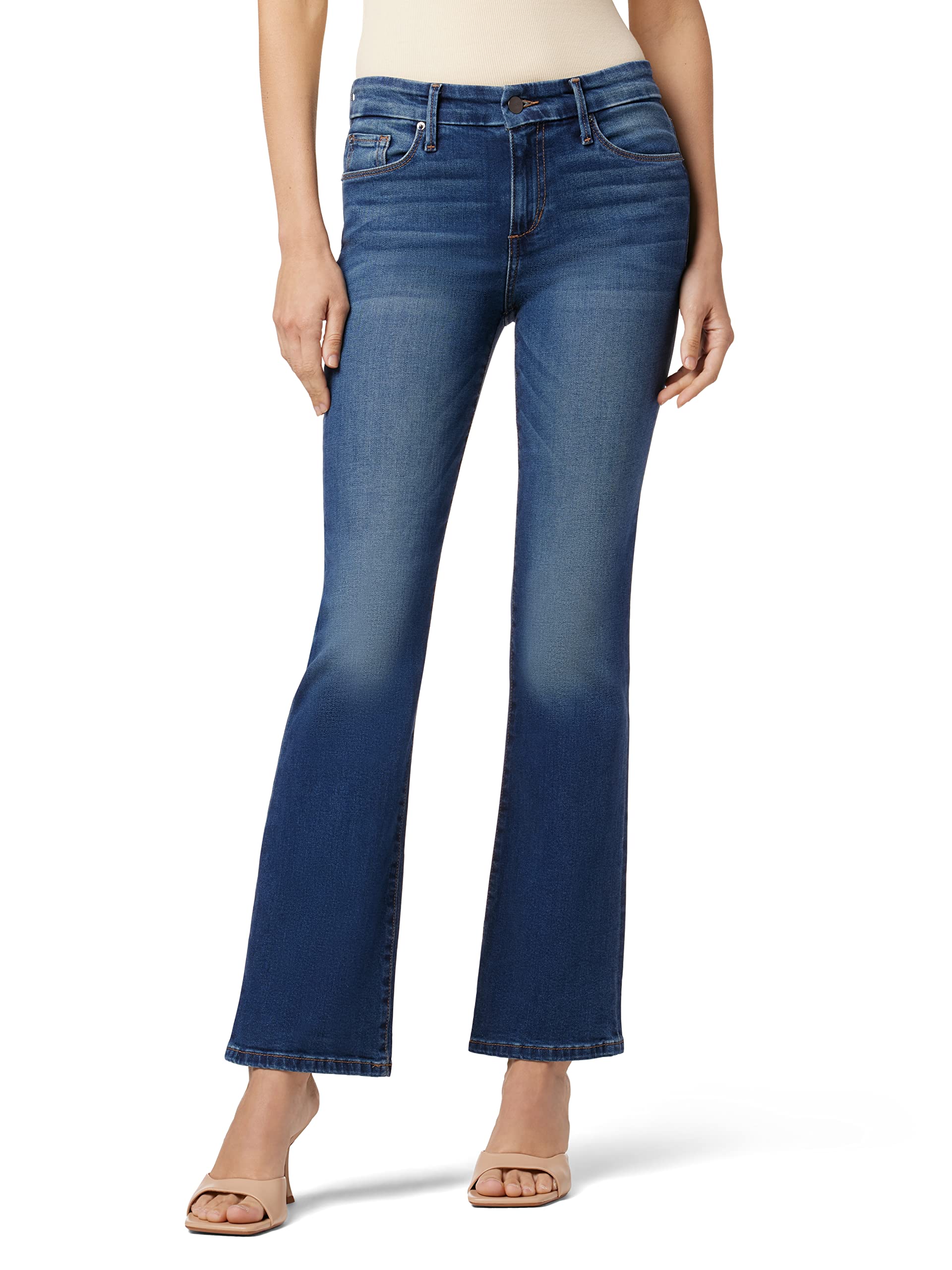 Joe's Women's The Provocateur Petite Mid Rise Bootcut Jeans - Flattering Bootcut Fit for Petite Women, Comfortable Mid-Rise Denim Pants - Perfect for Casual Wear, Office & Night Out