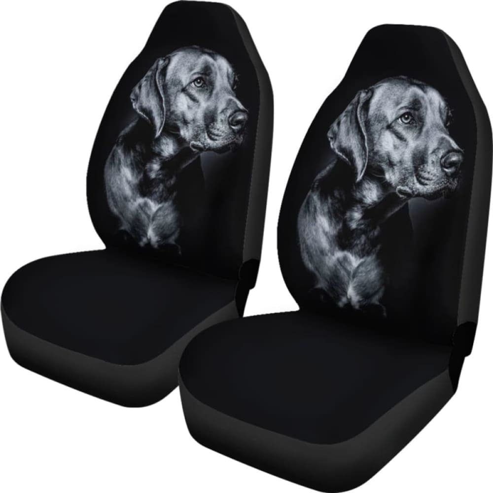 Premium Black Labrador Dog Car Seat Covers - Waterproof & Nonslip Pet Seat Protector for Cars, SUVs, Trucks | Perfect for Travel, Daily Commute & Outdoor Adventures with Your Pet