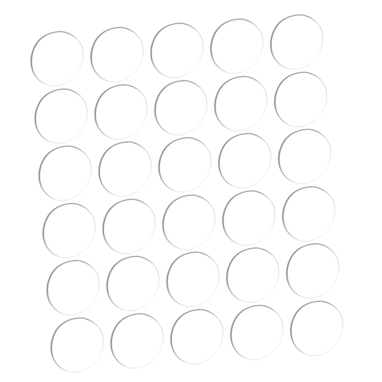Homoyoyo 60-Pack Clear Table Protector Pads - Non-Slip Furniture Floor Protectors for Chairs, Desks & Tables - Prevents Scratches on Hardwood Floors (Home, Office, Dorm Use)
