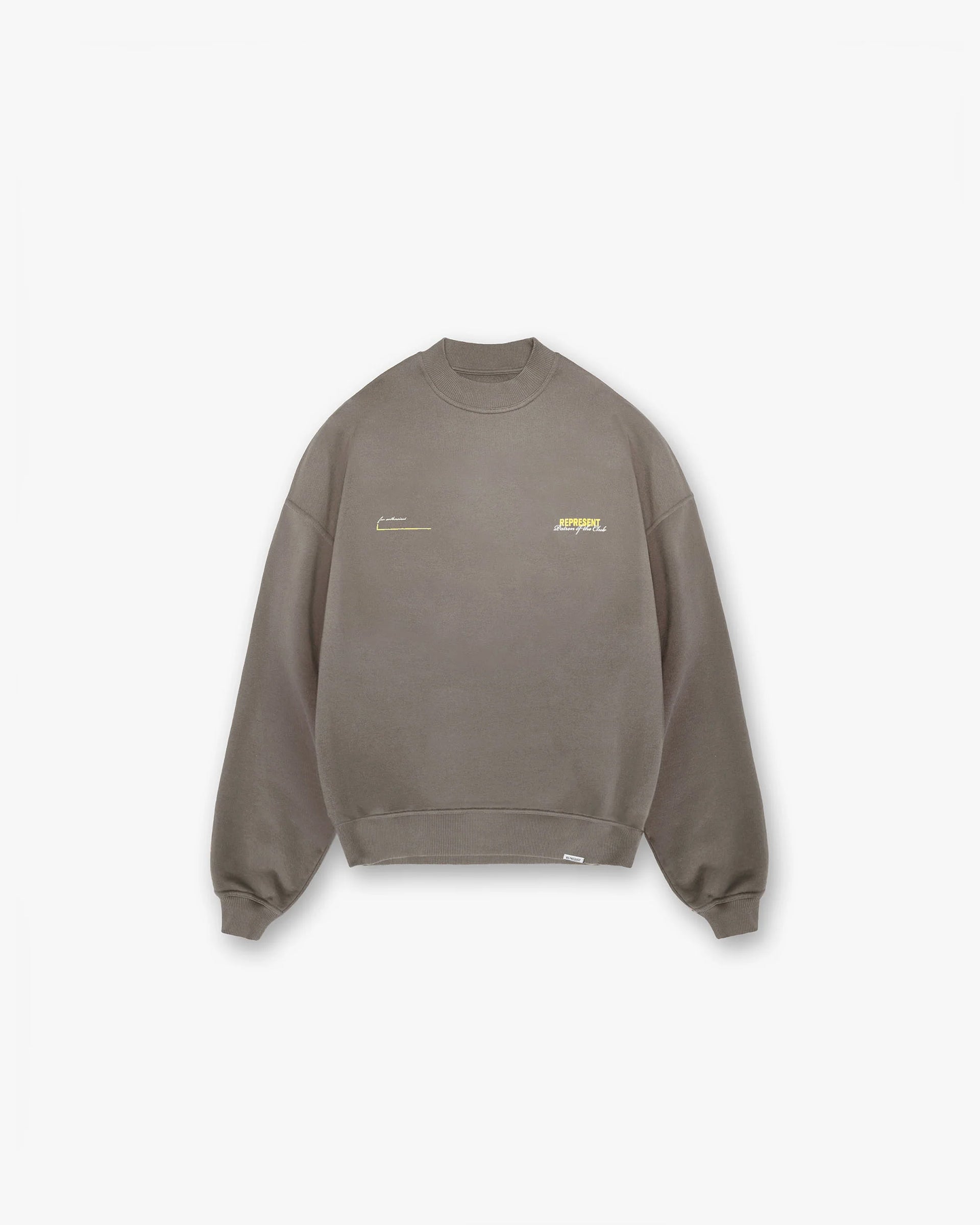 Patron Of The Club Sweater - Premium Washed Olive Pullover for Men & Women | Cozy Casual Wear for Fall & Winter | Perfect for Outdoors, Travel, and Lounge