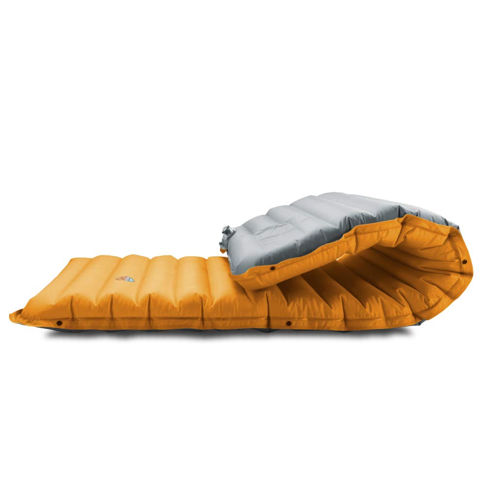 ZOOOBELIVES Extra Thick Inflatable Sleeping Pad with Built-in Pump - Ultra Comfortable Camping Air Mattress for Backpacking, Hiking & Car Travel | Lightweight & Compact Design | Perfect for Outdoor Adventures, Beach Trips & Guest Bedding (Airlive2000)