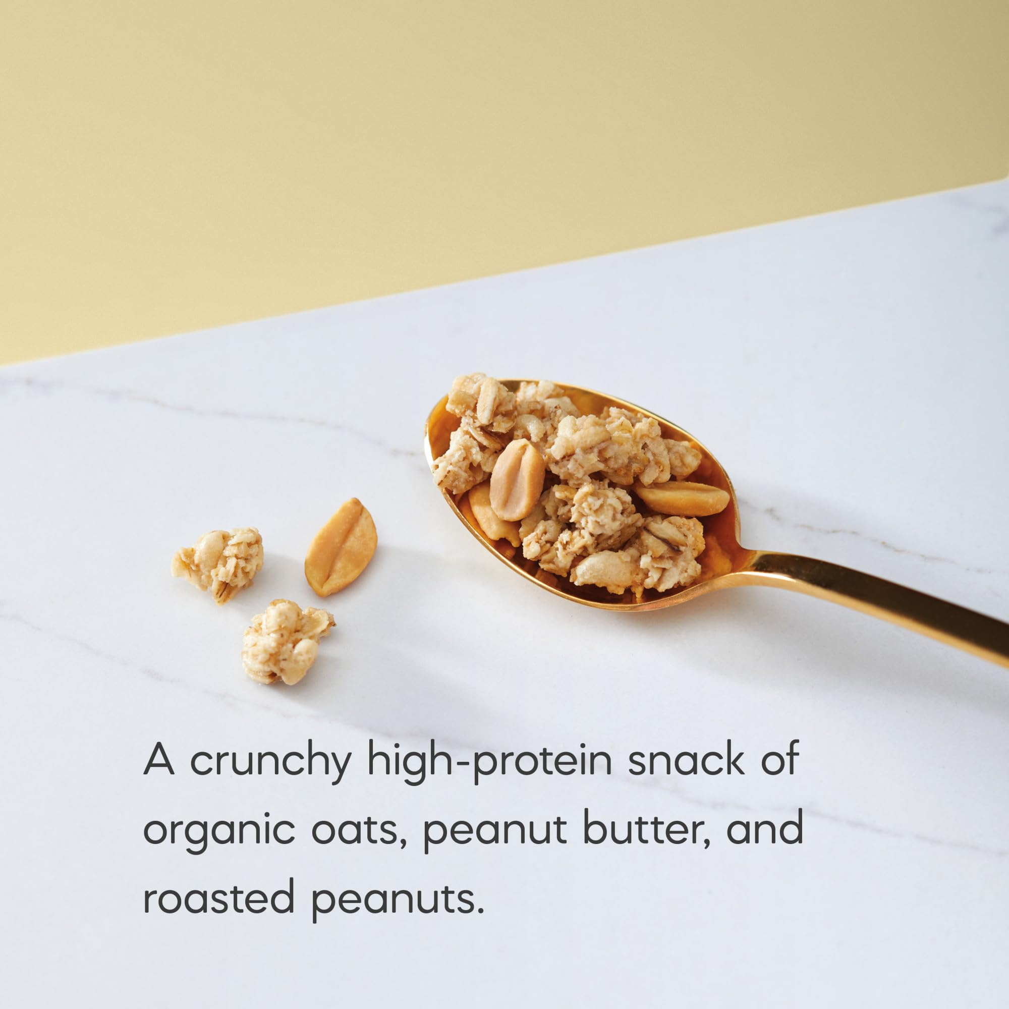 Organic Peanut Butter Granola by Nature's Path - Non-GMO, Gluten-Free Breakfast Cereal (325g Pack) | Perfect for Healthy Snacking, Yogurt Topping & On-the-Go Energy Boost