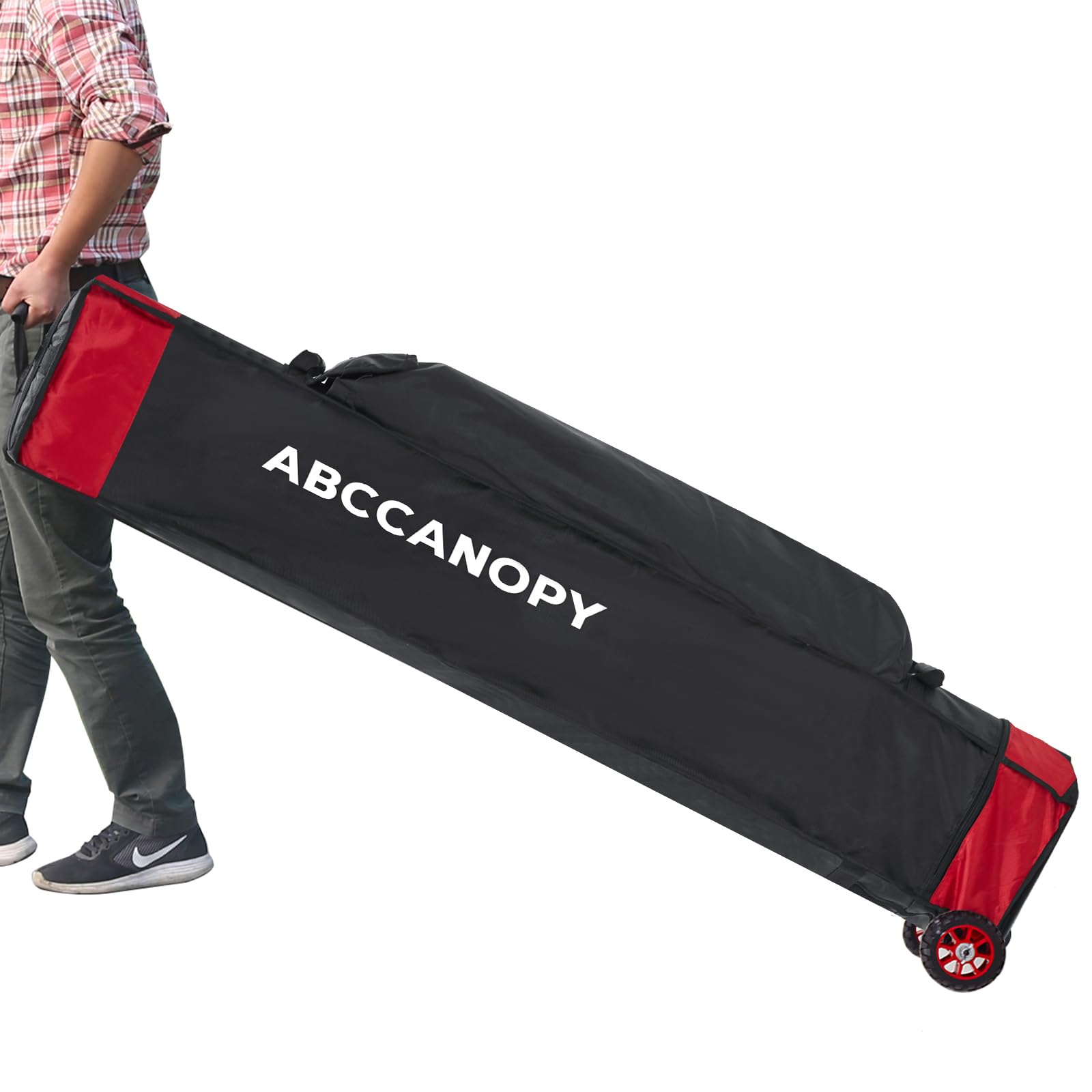 ABCCANOPY Universal 10X10 Pop Up Canopy Tent with Roller Bag - Heavy Duty Outdoor Canopy Tent for Parties, Camping, Beach & Backyard Events - Waterproof & UV Protection (Black)
