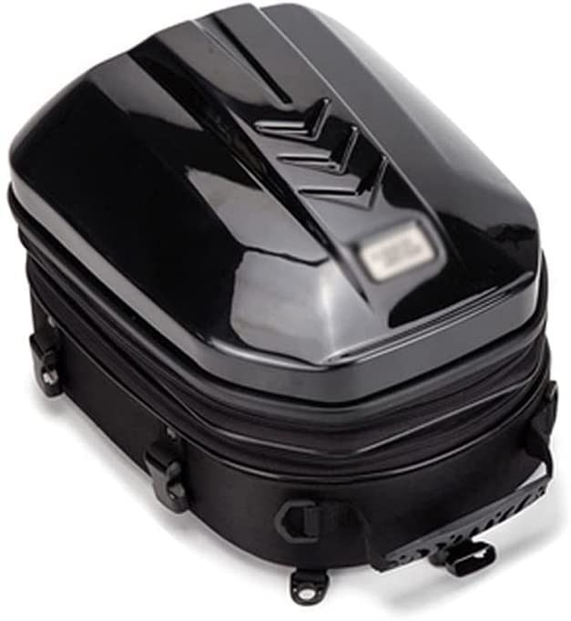 XXZY Waterproof Motorcycle Tail Bag - Hard Shell Seat Storage with Large Capacity for Helmet, Luggage & Gear | Perfect for Touring, Commuting & Adventure Rides