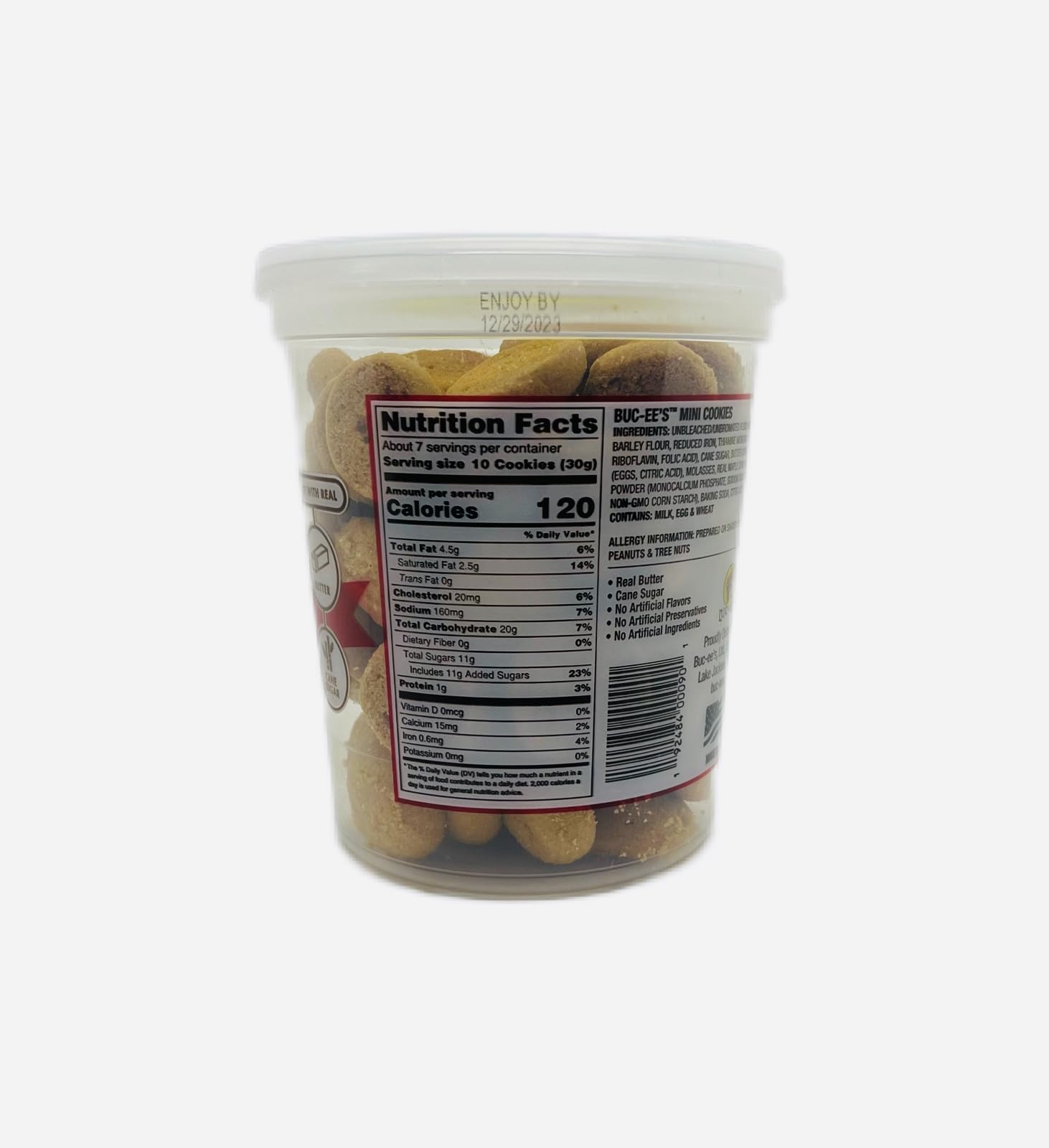 Buc-ee's Mini Cookies Original - Snacks for Travel & Gifts