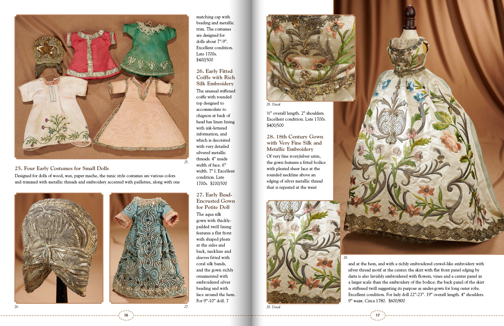 Antique Doll Costumes 1825-1925 | Vintage Collectible Outfits for Dolls | Perfect for Historical Reenactments & Collector Displays