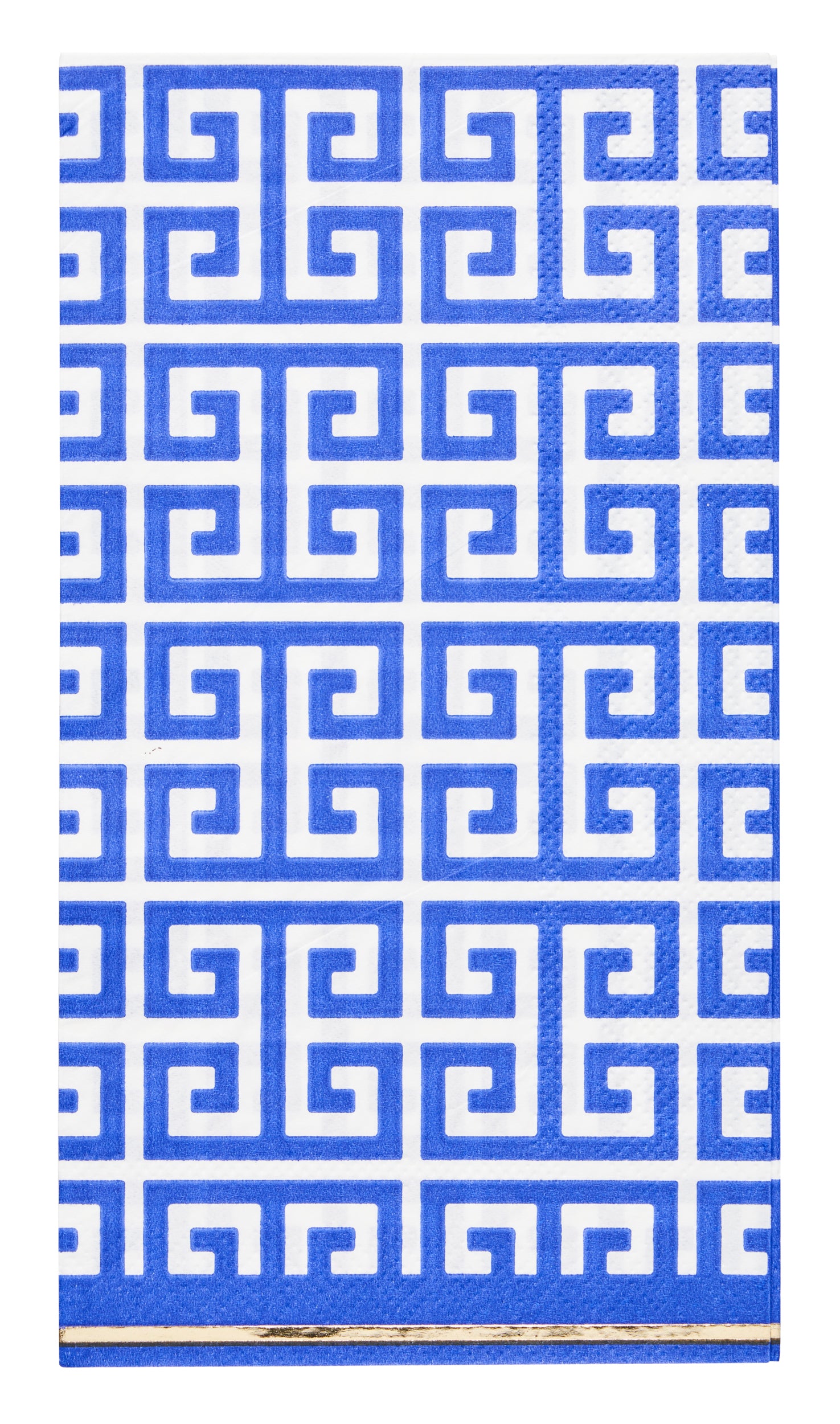 Greek Key Pattern Paper Guest Towels - 20 Pack | Elegant Disposable Hand Towels for Parties, Weddings & Upscale Events