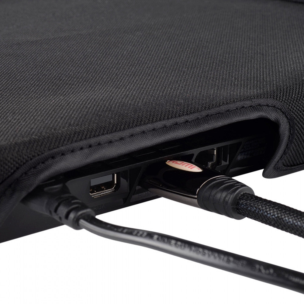 eXtremeRate Waterproof Dust Proof Cover for PS4 Slim Console - Protective Case for Gaming, Travel & Outdoor Use - Model JYP4S0003GC
