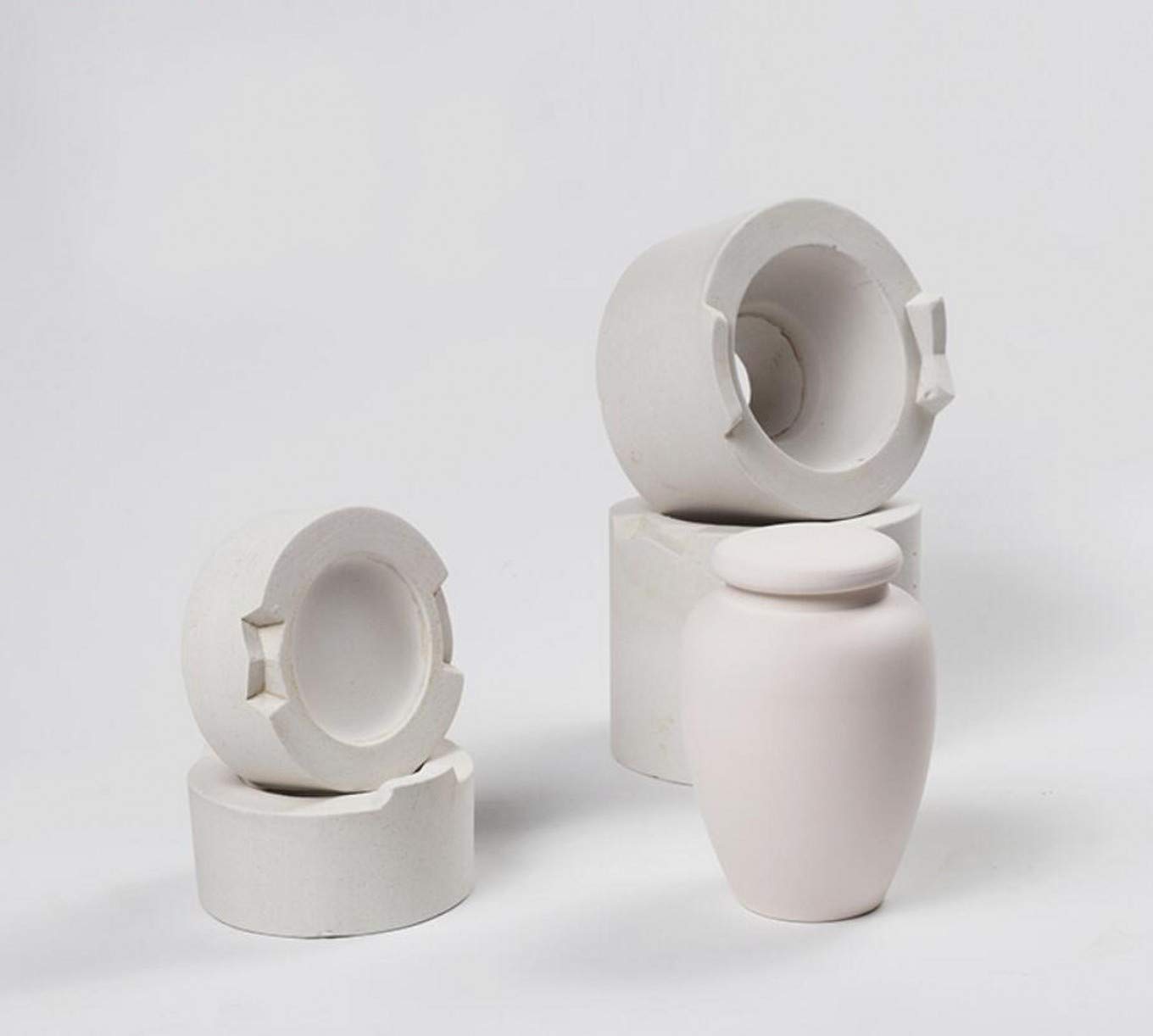 Ceramic Tea Pot Mold Set - Slump & Hump Molds for Pottery Clay, Plaster Molds for Handmade Ceramic Tea Containers - Perfect for DIY Pottery, Ceramic Studio Projects & Home Decor Crafting