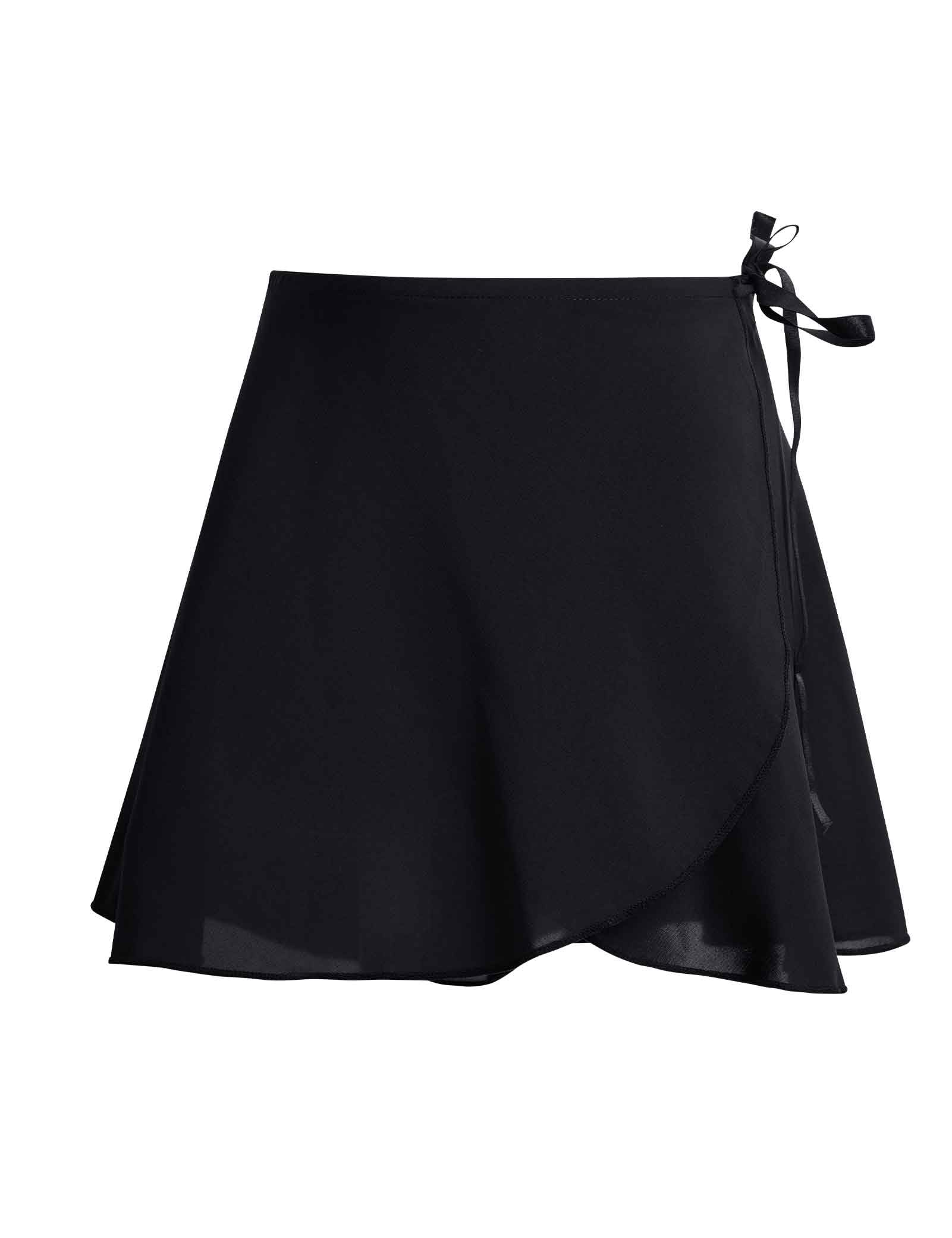 Girls Ballet Dance Skirts - Elastic Waist Pull-On & Wrap Skirt with Ties | Perfect for Ballet Class, Dance Recitals, and Playtime Outfits