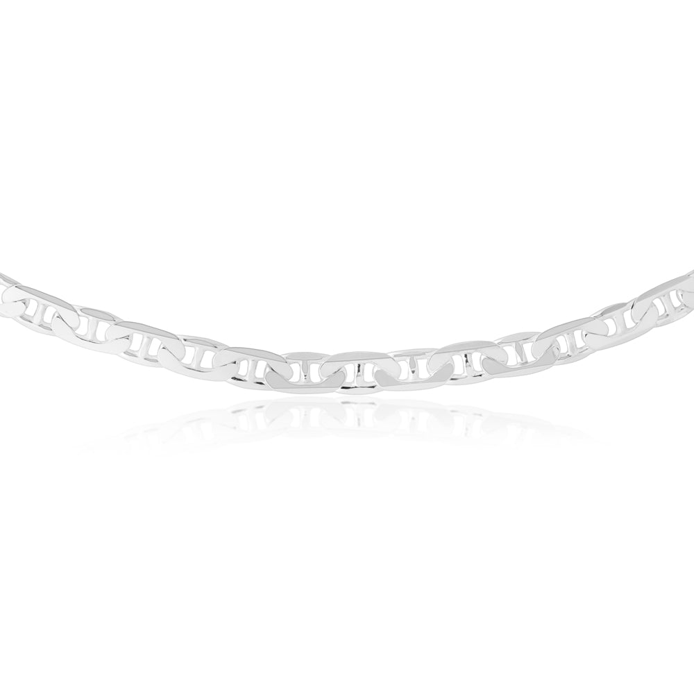 45cm Sterling Silver 200 Gauge Anchor Chain Necklace for Men & Women - Perfect for Layering, Everyday Wear and Gift Giving