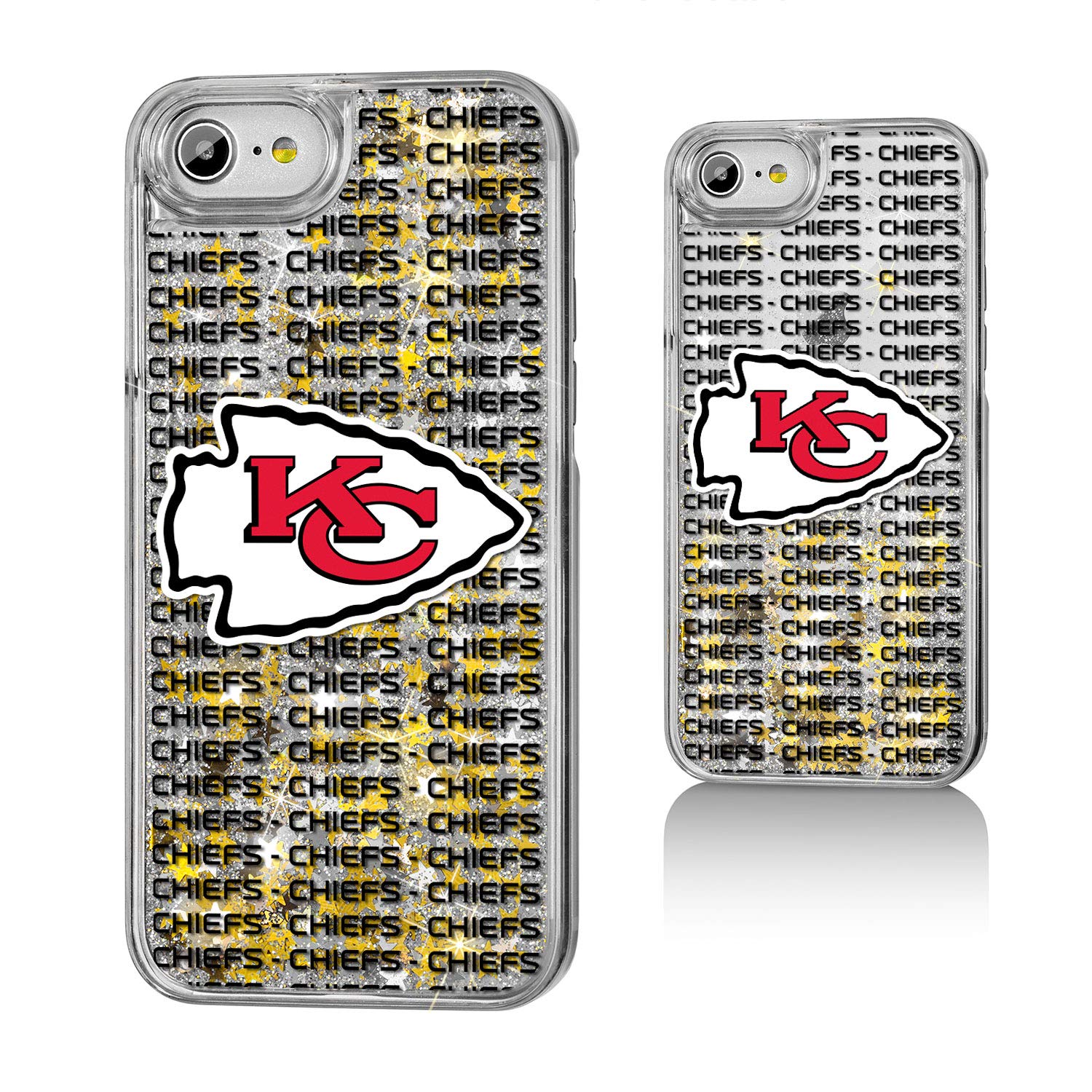 Kansas City Chiefs Glitter iPhone Case - Durable Protective Cover for iPhone 12/13/14/15 Pro Max - Perfect for Game Day, Tailgating & Chiefs Fan Gifts