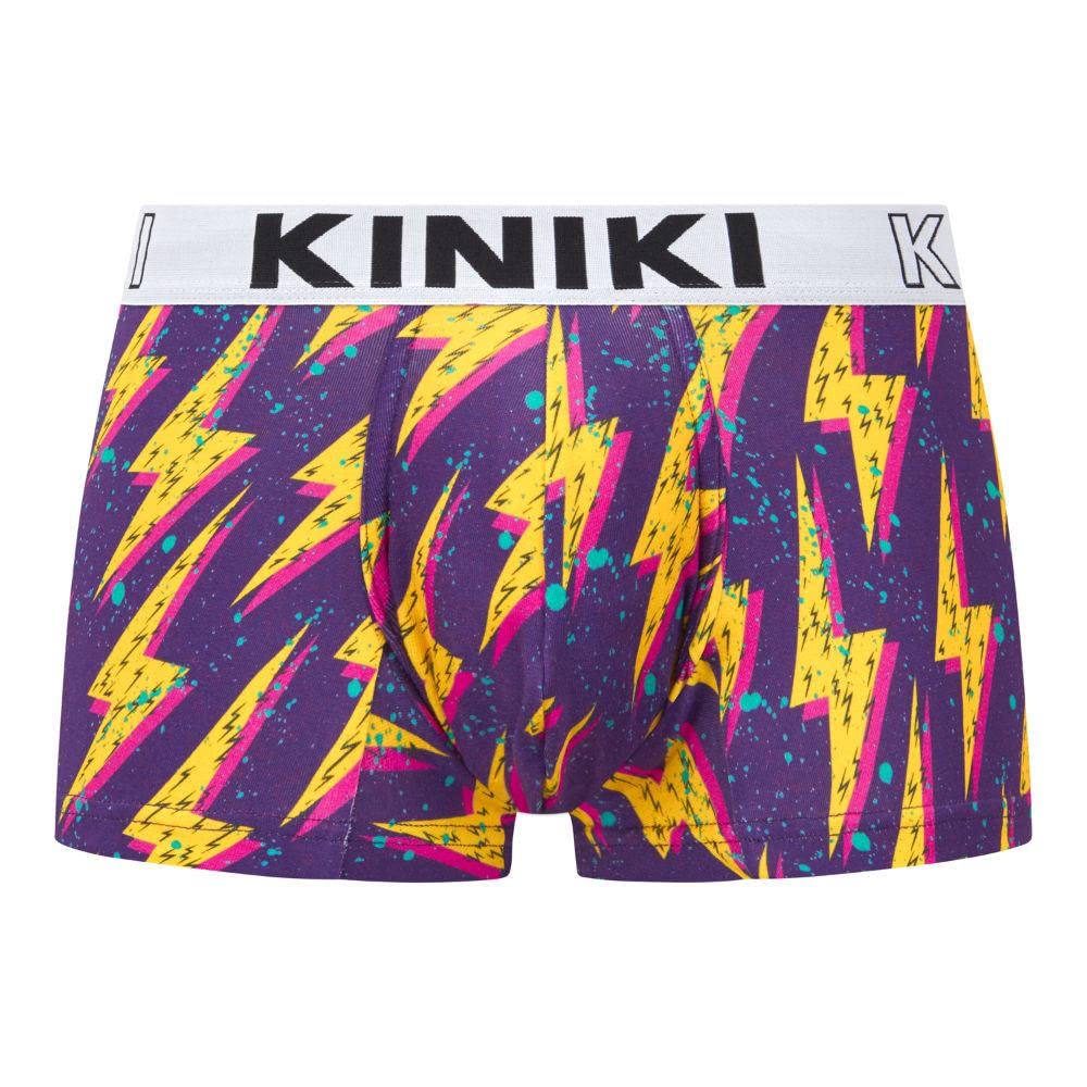 Kiniki Men's Cotton Printed Hipster Underwear - Soft & Breathable Low Rise Briefs for Everyday Comfort - Perfect for Workout, Lounge & Sleep