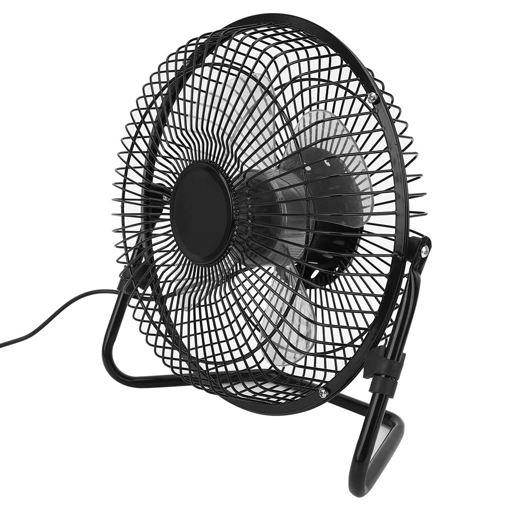 8 Inch Solar Powered Portable Fan - Mini Camping Fan with Solar Panel, Rechargeable Outdoor Ventilator for Indoor Office, Tent, RV & Camping Use