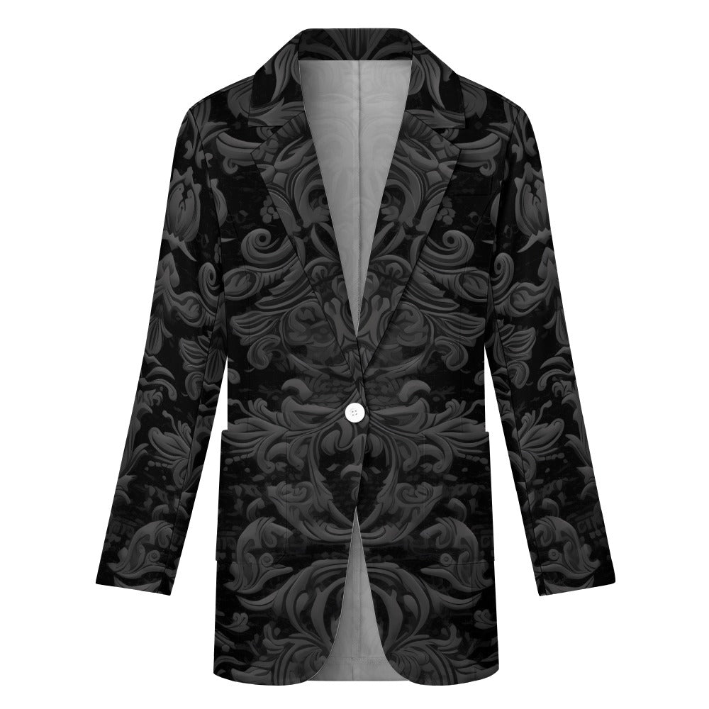 Gothic Style Casual Suit Jacket for Men & Women | Vintage Punk Fashion Blazer | Perfect for Halloween, Cosplay, and Gothic Parties