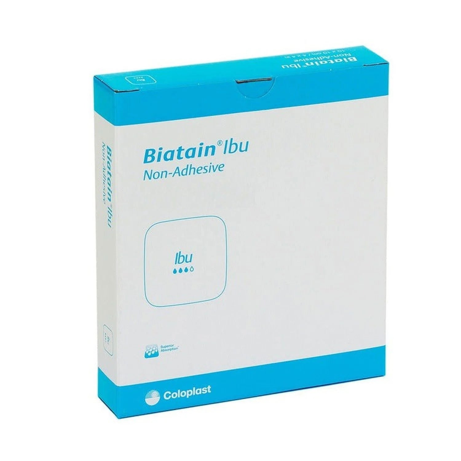 Biatain Ibu Non-Adhesive Wound Dressing for Ulcers, Burns & Post-Surgical Care | Medical-Grade Hydrocolloid Bandage for Pain Relief & Healing | Ideal for Home First Aid & Clinical Use