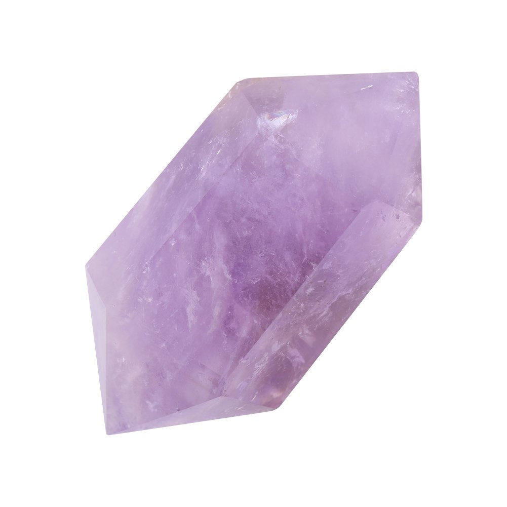 Natural Amethyst Quartz Crystal Column - Healing Stone for Home Decor, Meditation & Feng Shui | Spiritual Gift & Office Desk Ornament