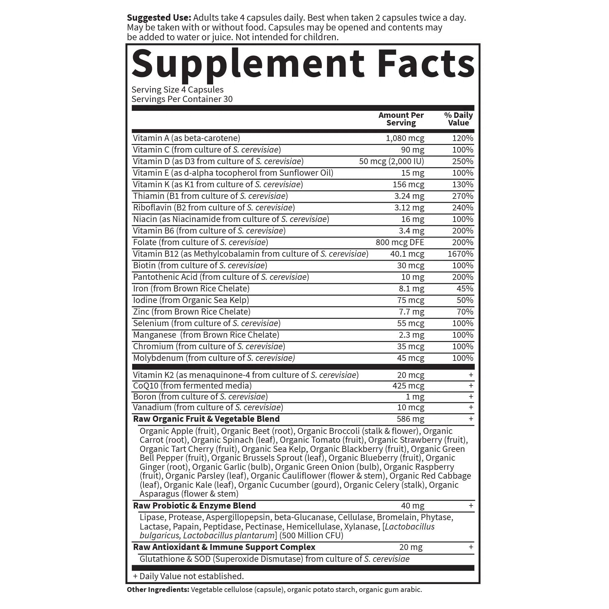 Garden of Life Vitamin Code Women's Multivitamin - Organic Whole Food Supplement for Women's Health, Energy & Immune Support - Perfect for Daily Wellness & Active Lifestyles