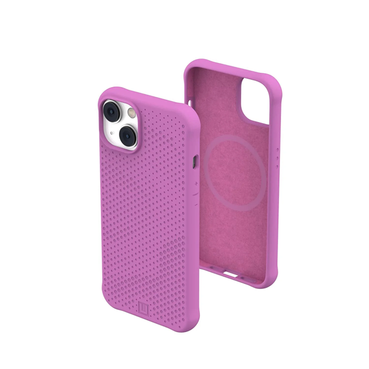 UAG DOT MagSafe Compatible Case for iPhone 14 - Orchid Purple | Protective Phone Cover with Military-Grade Drop Protection | Perfect for Outdoor Adventures & Daily Use