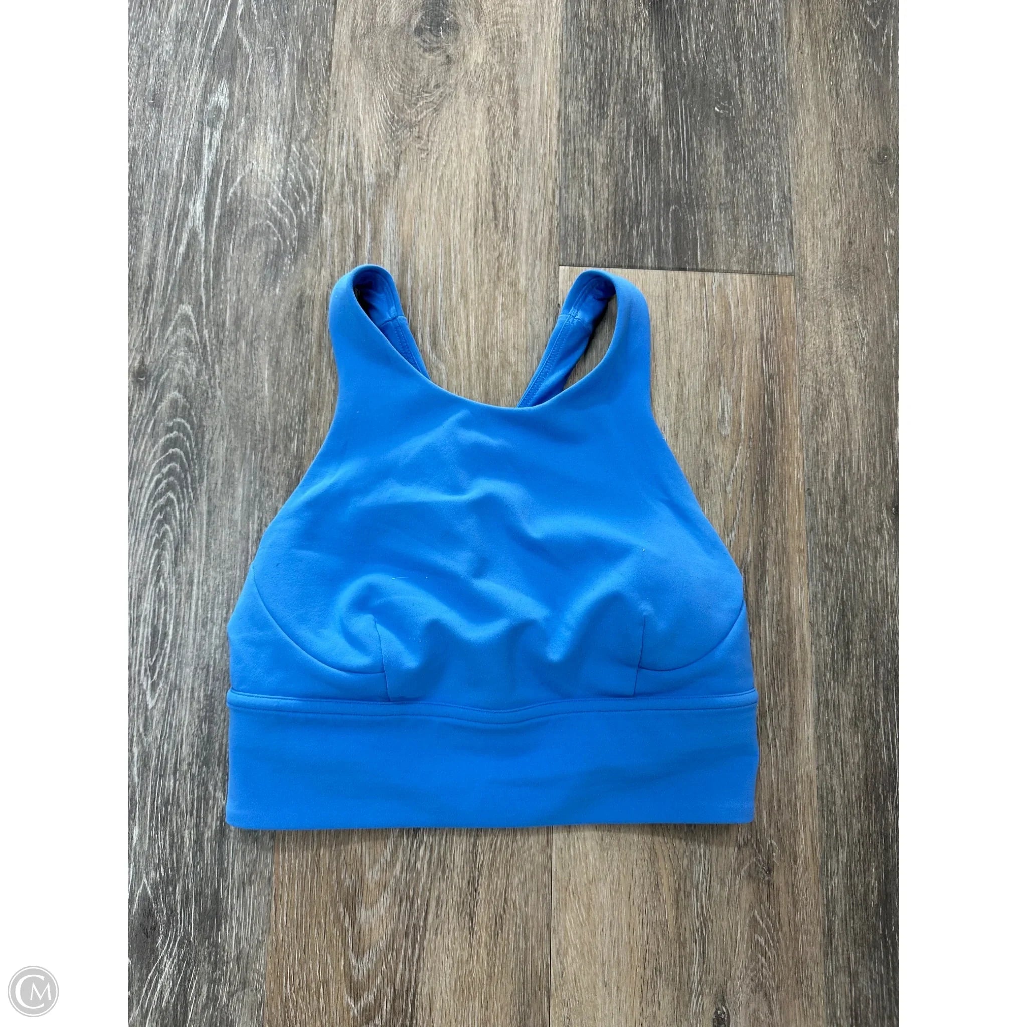 Lululemon Women's Athletic Sports Bra - Medium Support, Size 4, Blue - Perfect for Yoga, Running & Gym Workouts