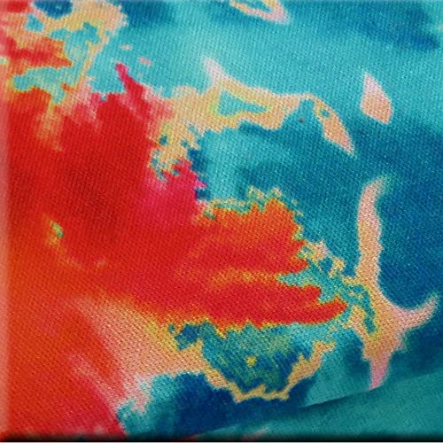 As166l Tie Dye Orange Blue