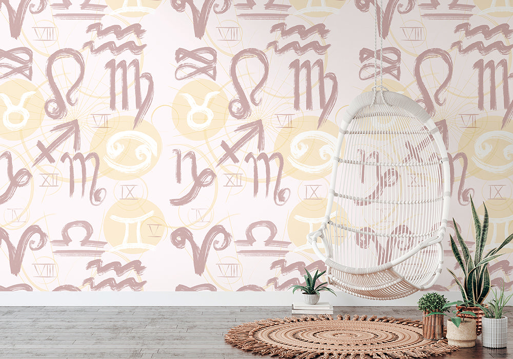 The Wall 2 - Premium Alchemy Symbols Wall Art for Home & Office Decor | Perfect for Meditation Rooms, Occult Studies & Gothic Interior Design