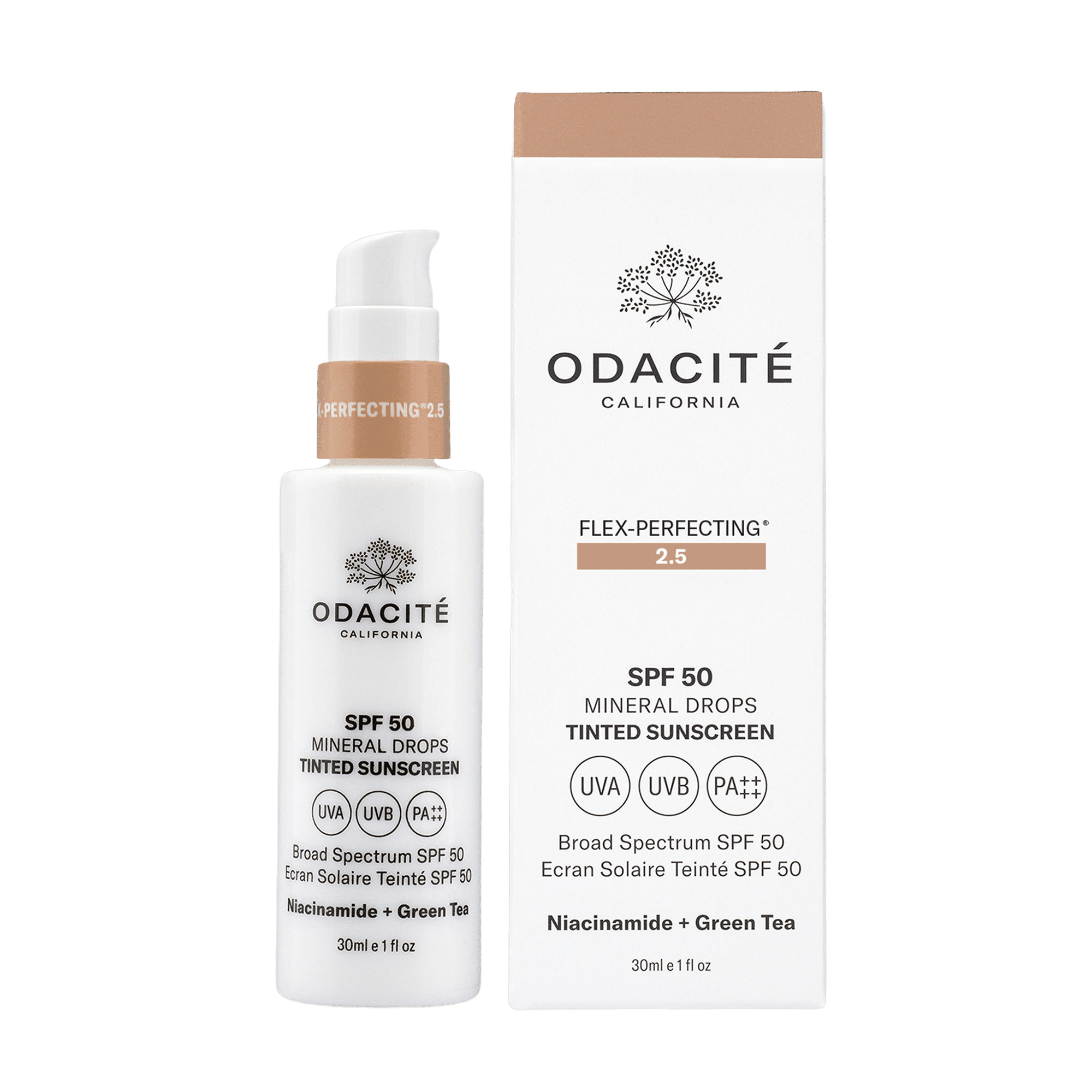 Flex Perfecting Mineral Drops Tinted Sunscreen SPF 50 - Oil-Free Face Sunscreen for Daily Use, Natural Glow & UV Protection - Perfect for Beach, Outdoor Activities & Everyday Wear